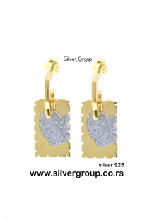 Silver Group SREBRNI NAKIT minđuše GS00350-4.35