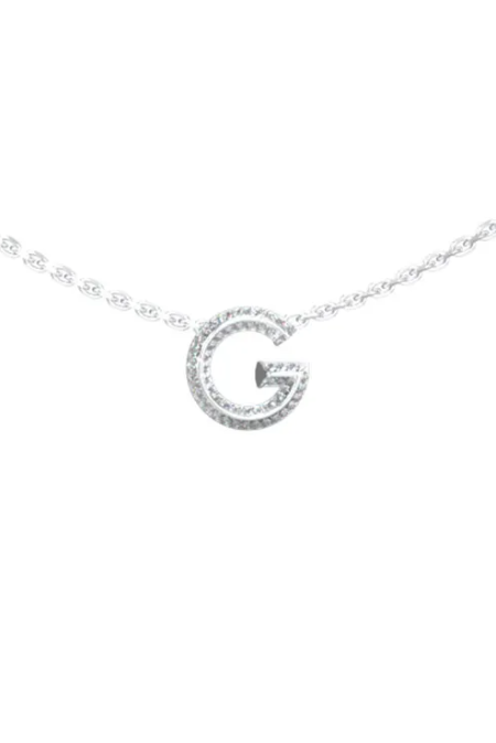 GUESS NAKIT G CRYSTAL JUBN05441JWRHT/U Silver Group