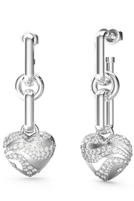 GUESS NAKIT N MY HEART MINĐUŠE JUBE04498JWRHT/U Silver Group