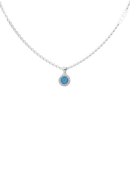 GUESS OGRLICA SAPPHIRE CHARM JUBN02245JWRHAQ Silver Group