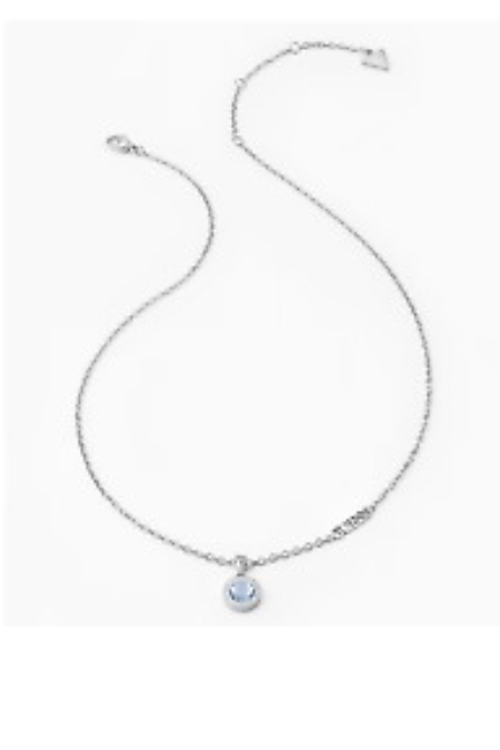 GUESS OGRLICA SAPPHIRE CHARM JUBN02245JWRHAQ Silver Group