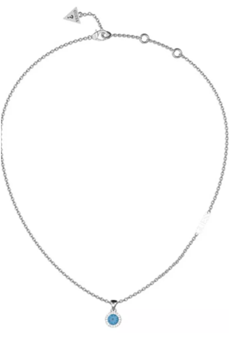 GUESS OGRLICA SAPPHIRE CHARM JUBN02245JWRHAQ Silver Group