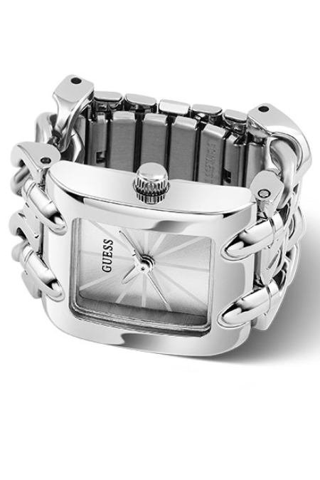 GUESS SAT PRSTEN MOD HEAVY METAL GW1079L1 Silver Group