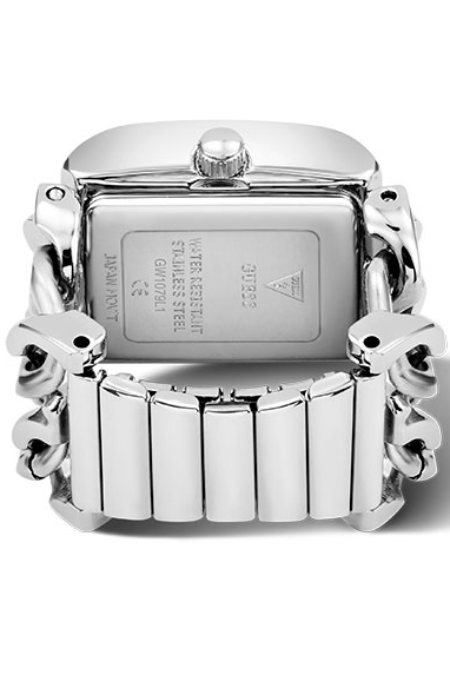 GUESS SAT PRSTEN MOD HEAVY METAL GW1079L1 Silver Group