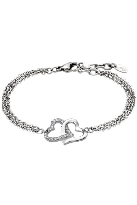 NAKIT LOTUS Woman’s heart ženska narukvica LS1912/2/1 Silver Group