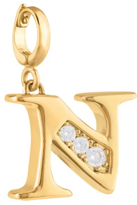 REBECCA NAKIT My World 3D Letter BWJPON14 Silver Group