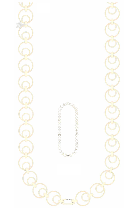 REBECCA NAKIT ogrlica BDVKOO55 Silver Group