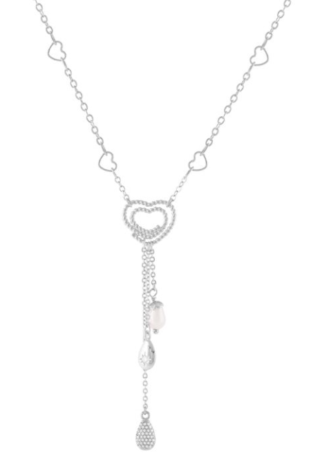 REBECCA NAKIT Tulipe ogrlica BTUKBZ75 Silver Group