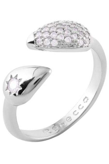 REBECCA NAKIT Tulipe prsten BTUABZ72 Silver Group