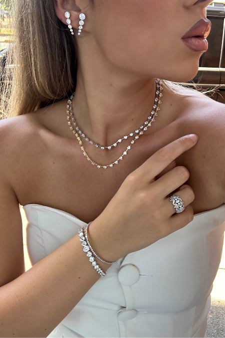 REBECCA SREBRNI NAKIT minđuše SDAOOO01 Silver Group