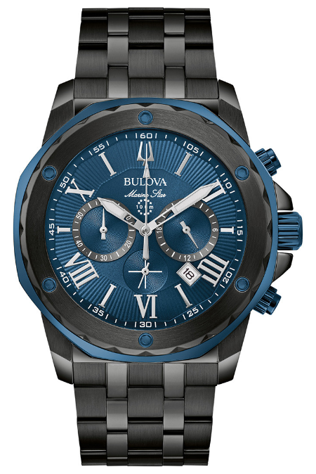 RUCNI SAT BULOVA Marine Star 98B410 Silver Group