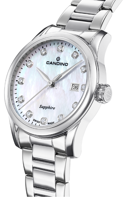 RUCNI SAT CANDINO Lady Elegance Swiss Made C4738/1 Silver Group