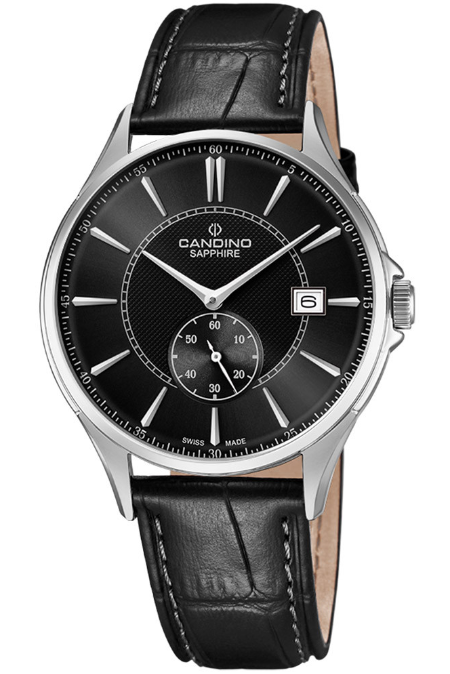 RUCNI SAT CANDINO Gents Classic Swiss made C4634/4 Silver Group