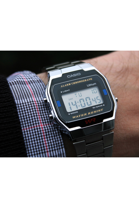 RUCNI SAT CASIO VINTAGE A163WA-1QES Silver Group