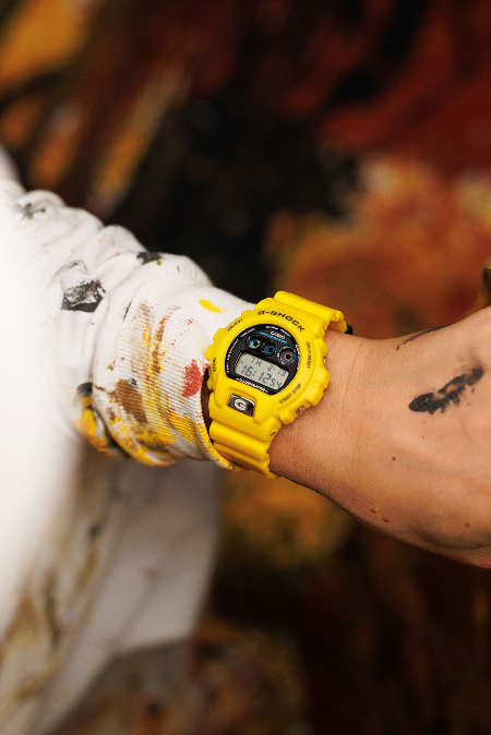 RUCNI SAT CASIO ANNIVERSARY MODEL DW-6900TR-9ER Silver Group