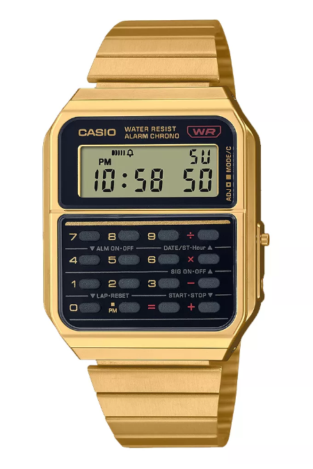 RUCNI SAT CASIO  VINTAGE DIGITRON CA-500WEG-1AEF Silver Group