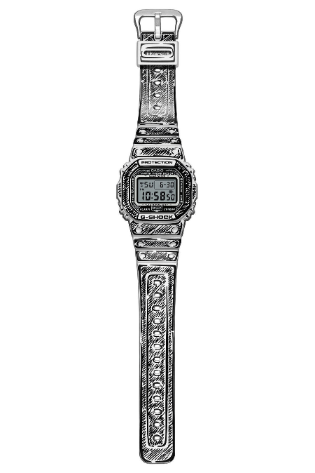 RUCNI SAT CASIO G-SHOCK JOSHUA VIDES DW-5600JV-7ER Silver Group