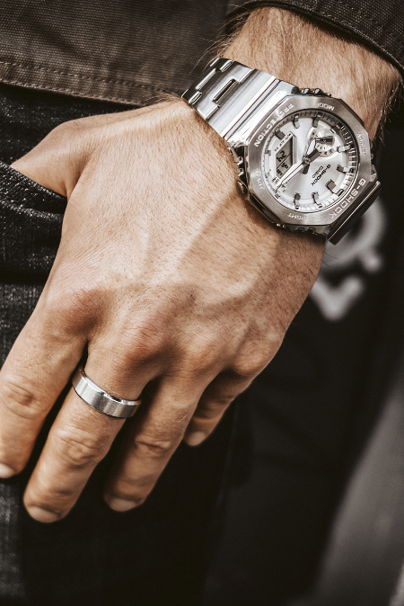 RUCNI SAT CASIO G-Shock G-Steel GM-2100D-7AER Silver Group