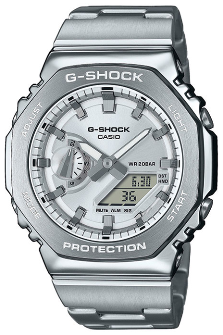 RUCNI SAT CASIO G-Shock G-Steel GM-2100D-7AER Silver Group