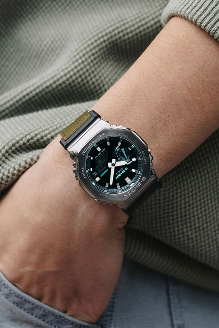 RUCNI SAT CASIO G-SHOCK GM-2100CB-3AER Silver Group