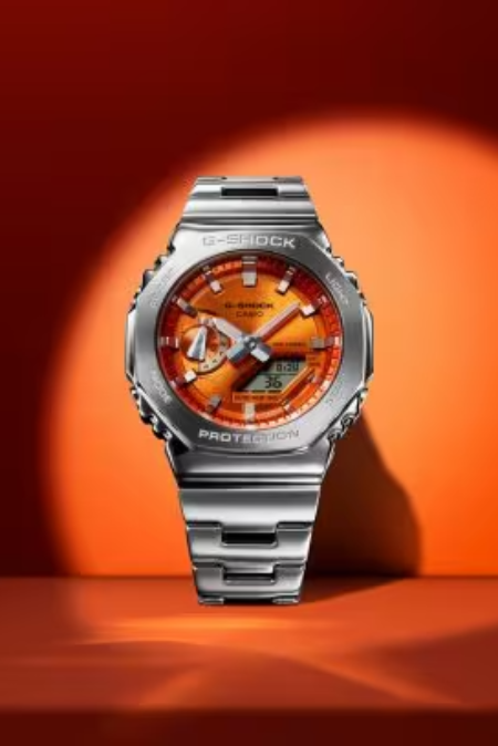 RUCNI SAT CASIO G-SHOCK GM-2110D-4AER Silver Group