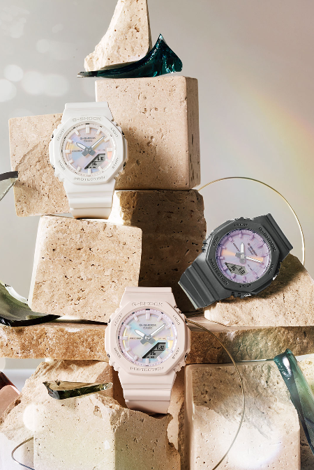 RUCNI SAT CASIO G-SHOCK GMA-P2100PC-7AE Silver Group