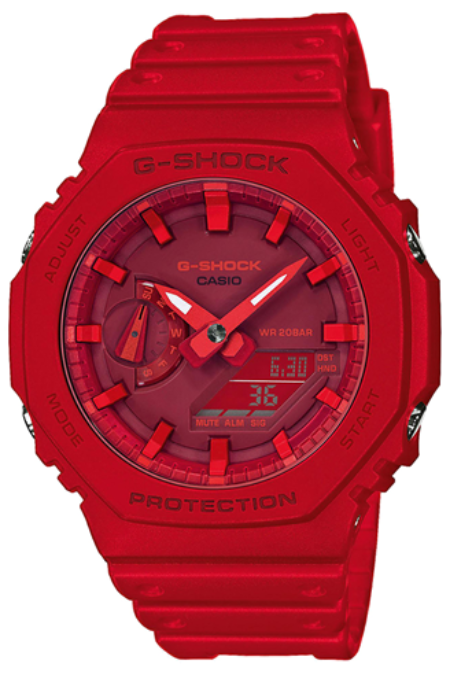 RUCNI SAT CASIO G-Shock Octagon unisex ručni sat GA-2100-4AER Silver Group