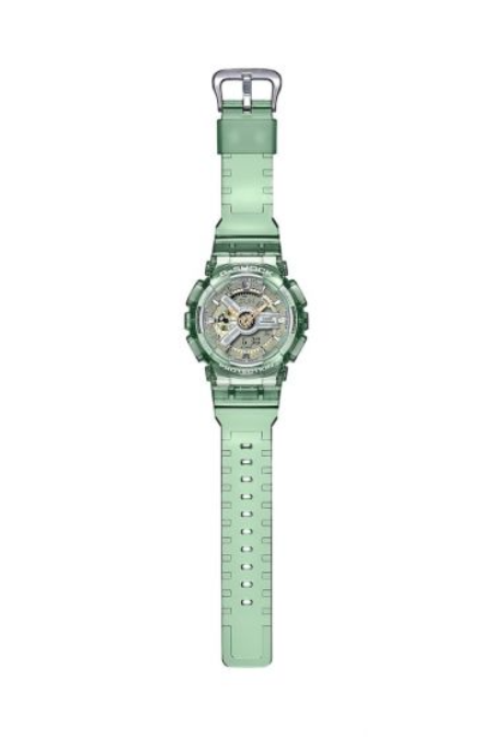 RUCNI SAT CASIO G-SHOCK SKELETON GREEN  GMA-S110GS-3AER Silver Group