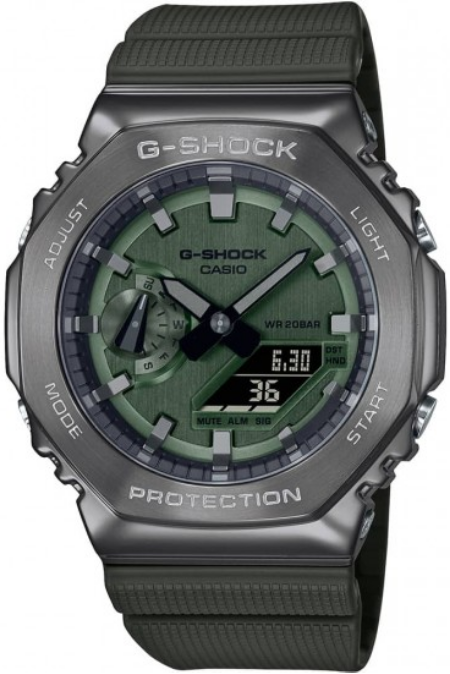 RUCNI SAT CASIO G-Shock Steel Octagon GM-2100B-3AER Silver Group