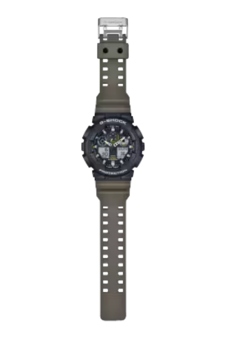 RUCNI SAT CASIO G-Shock GA-100TU-1A3ER Silver Group