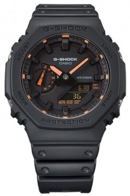 RUCNI SAT CASIO G-SHOCK NEON ACCENT  GA-2100-1A4ER Silver Group