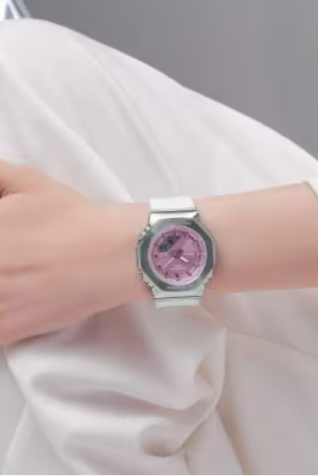 RUCNI SAT CASIO  G-Shock GM-S2110-7A6ER Silver Group