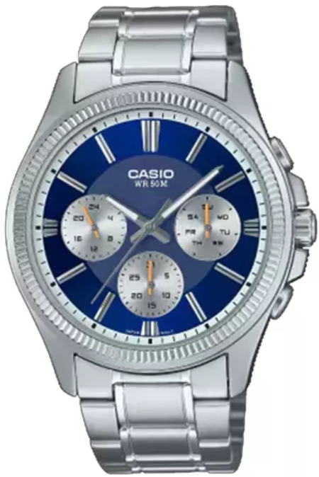 RUCNI SAT CASIO MTP-1375PD-2A1V Silver Group