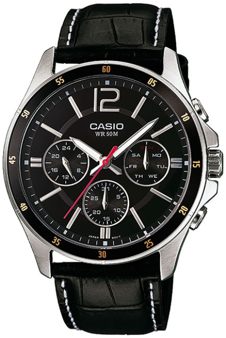RUCNI SAT CASIO Timeless MTP-1374PL-1AVE Silver Group