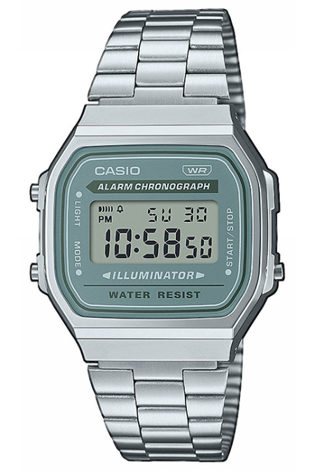 RUCNI SAT CASIO VINTAGE A168WA-3AYES Silver Group