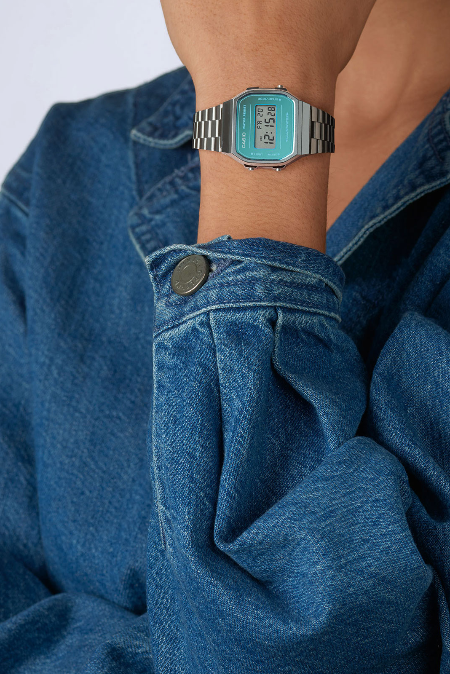 RUCNI SAT CASIO VINTAGE A168WEM-2EF Silver Group