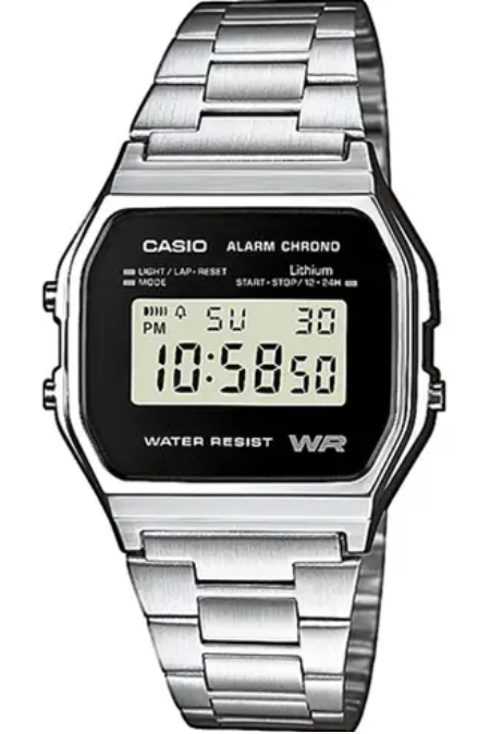 RUCNI SAT CASIO Vintage unisex ručni sat A158WEA-1EF Silver Group