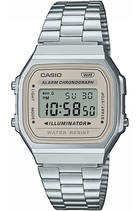 RUCNI SAT CASIO VINTAGE  A168WA-8AYES Silver Group