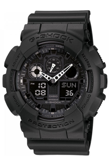 RUCNI SAT CASIO  G-Shock muški ručni sat GA-100-1A1ER Silver Group