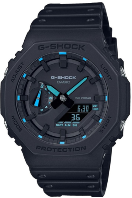RUCNI SAT CASIO  G-Shock Octagon GA-2100-1A2ER Silver Group