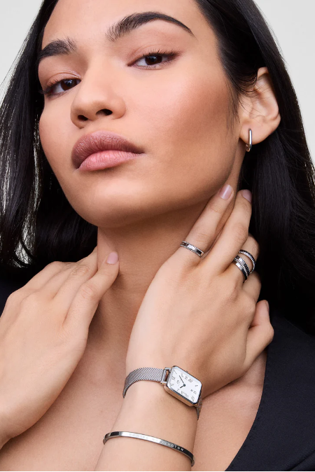 RUCNI SAT DANIEL WELLINGTON Quadro Sterling Roman DW00100863 Silver Group