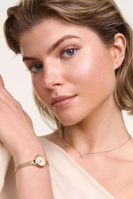 RUCNI SAT DANIEL WELLINGTON Petite Mini Melrose DW00100741 Silver Group