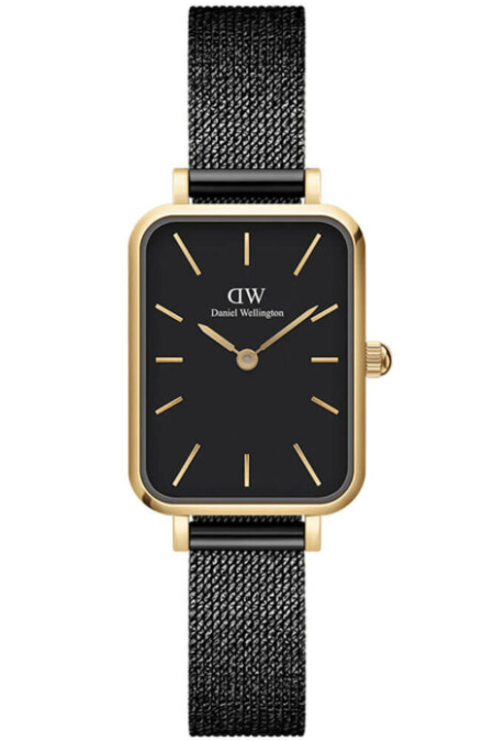 RUCNI SAT DANIEL WELLINGTON Quadro Pressed Ashfield Black DW00100558 Silver Group