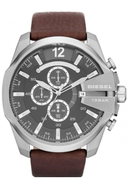 RUCNI SAT DIESEL Chief Chronograph Watch DZ4290 Silver Group