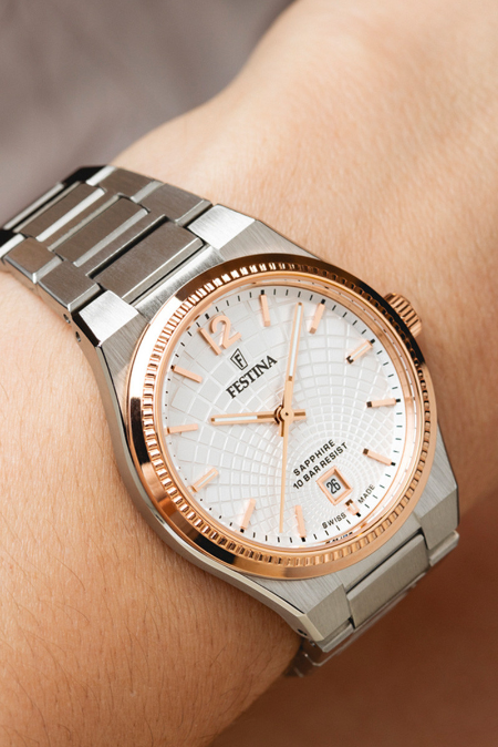 RUCNI SAT FESTINA Swiss Made F20066/2 Silver Group