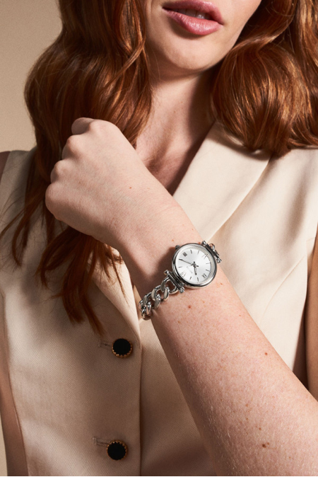 RUCNI SAT FOSSIL-Carlie  ES5331 Silver Group