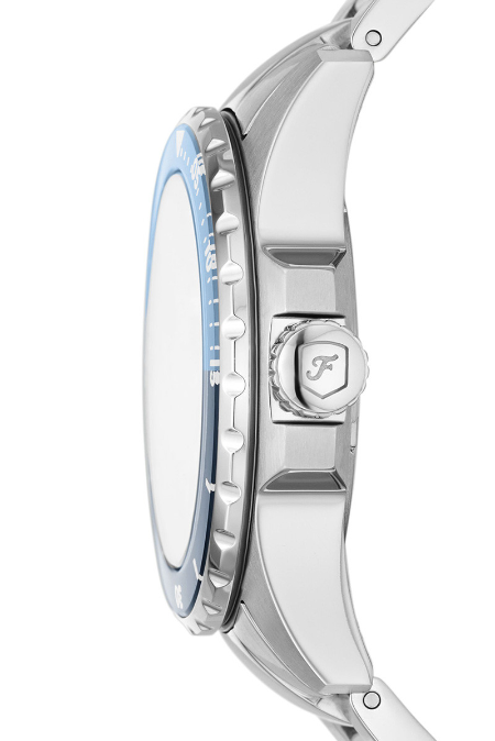RUCNI SAT FOSSIL Blue Dive ES5353 Silver Group