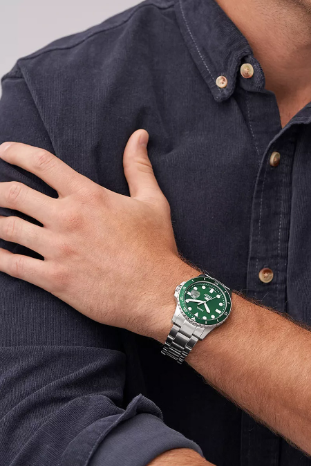 RUCNI SAT FOSSIL Blue Dive FS6033 Silver Group