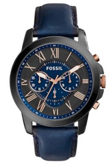RUCNI SAT FOSSIL GRANT CHRONOGRAPH FS5061 Silver Group