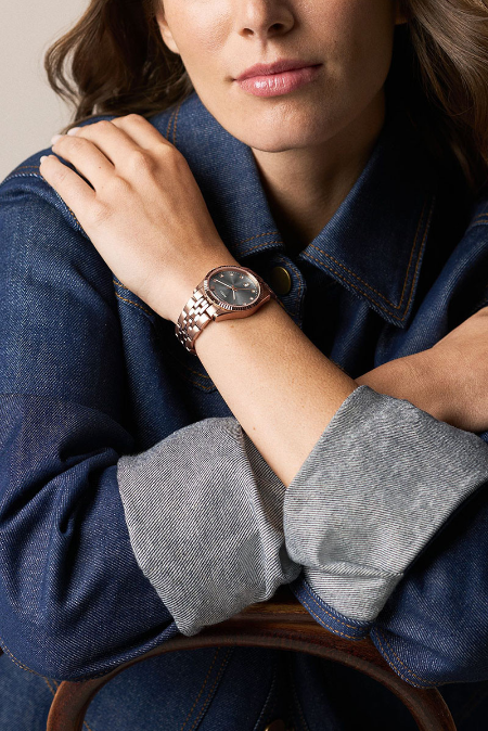 RUCNI SAT FOSSIL Scarlette ES5459 Silver Group